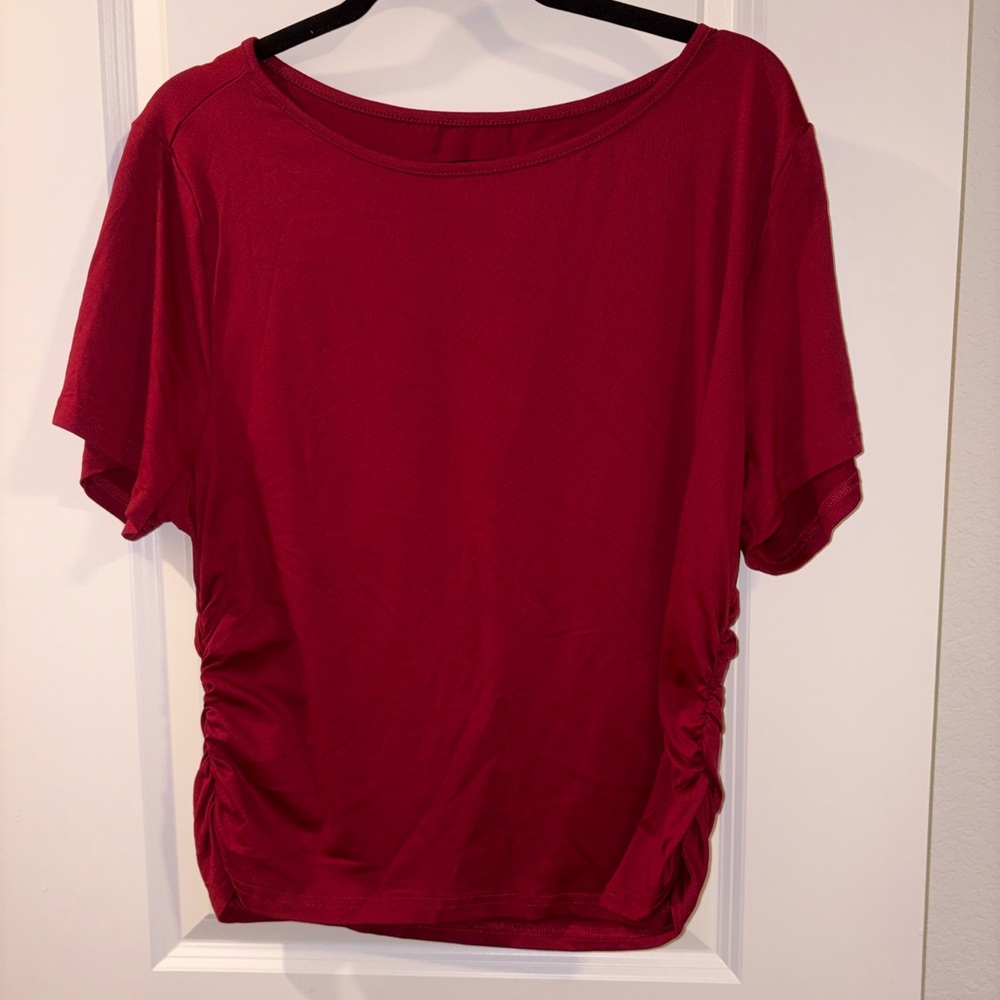 3 Short Sleeve Ruched Tees